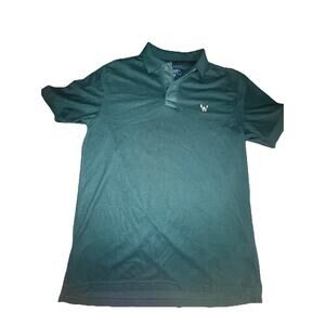 Men’s Medium French Bulldog Bearcliff Green Southern Polo Size Medium (N14)